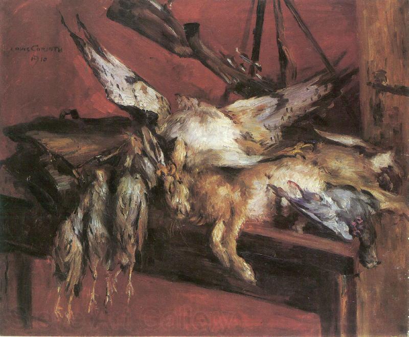 Lovis Corinth Hase und Rebhuhner France oil painting art